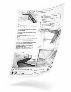 Plan industriel imprimé
