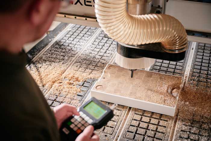 Découpe de bois CNC