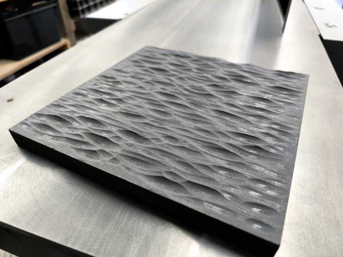 Découpe personnalisé du bois en "vagues"